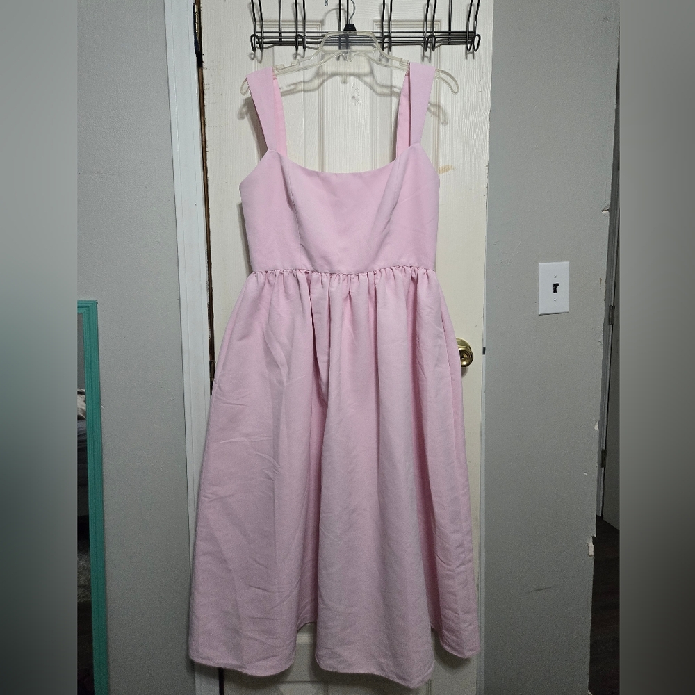 NWOT BHLDN Sachin & Babi Dress SZ 12 in Pink. With Pockets